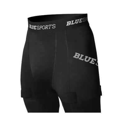 Short Blue Sports Ajust&#233; avec Coquille